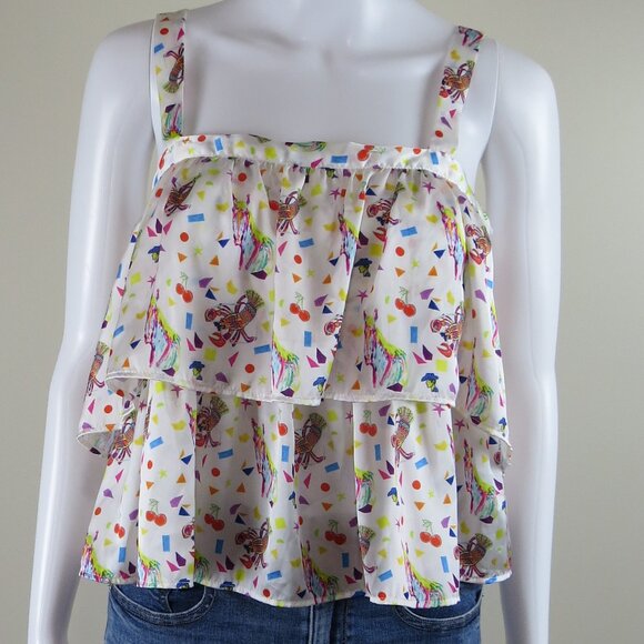 Koch COWBOY CAVIAR Ruffle Top Crawfish Mardi Gras New Orleans Louisiana SMALL - Picture 1 of 11